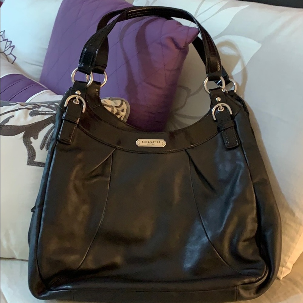 Coach Black Leather Bag
